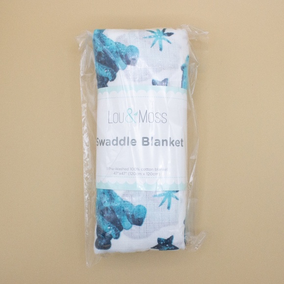 Galaxy Bear Baby Muslin Swaddle Blankets LOT of 9 - Picture 5 of 5